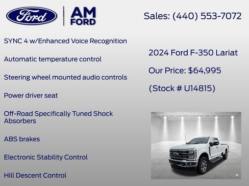 Used 2024 Ford F350 Lariat w/ Chrome Package AWD/4WD image 20