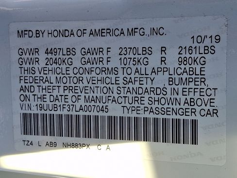 Certified 2020 Acura TLX image 29