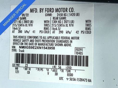 Used 2022 Ford Transit Connect XL FWD image 33