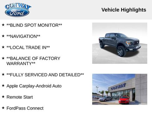 Used 2021 Ford F150 XLT w/ Equipment Group 302A High image 8