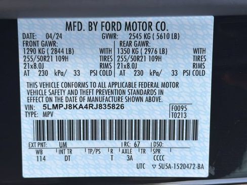 Used 2024 Lincoln Nautilus Reserve w/ Equipment Group 203A AWD/4WD image 33