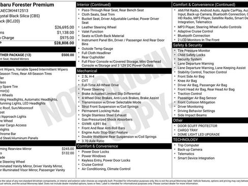 Used 2019 Subaru Forester Premium w/ All-Weather Package image 15