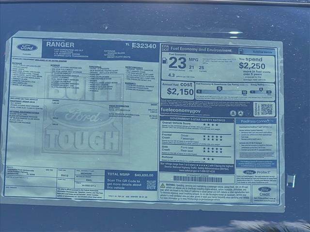 New 2026 Ford Ranger XLT w/ Equipment Group 301A High RWD image 18