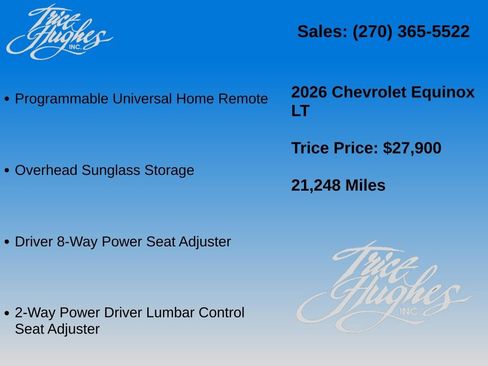 Used 2026 Chevrolet Equinox LT w/ Convenience Package II FWD image 7