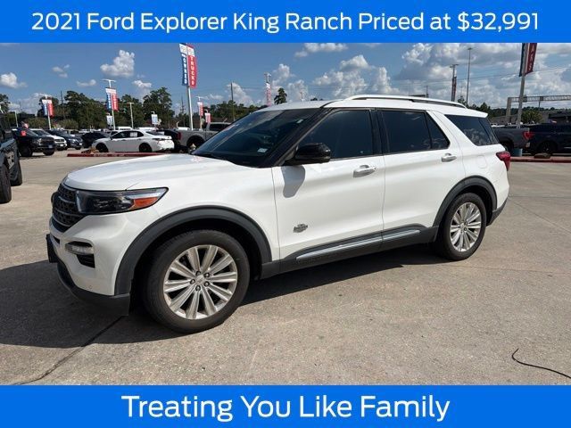Used 2021 Ford Explorer King Ranch w/ Premium Technology Package RWD image 1