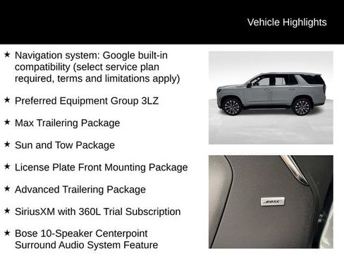 Certified 2025 Chevrolet Tahoe High Country w/ Sun And Tow Package AWD/4WD image 27