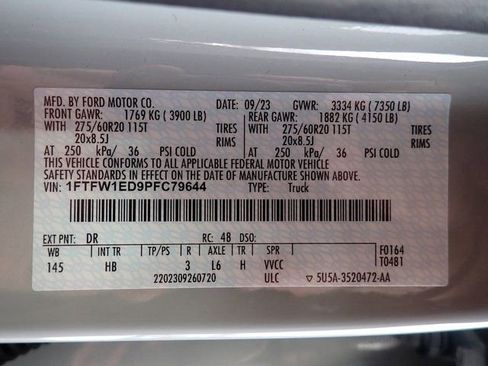 Used 2023 Ford F150 Lariat w/ Equipment Group 502A High AWD/4WD image 24