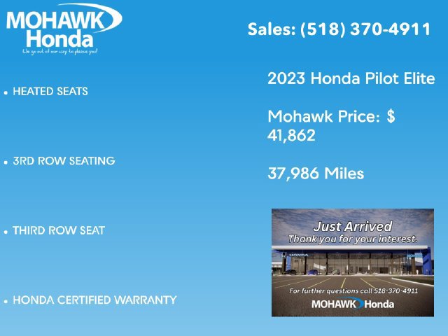 Certified 2023 Honda Pilot Elite image 5