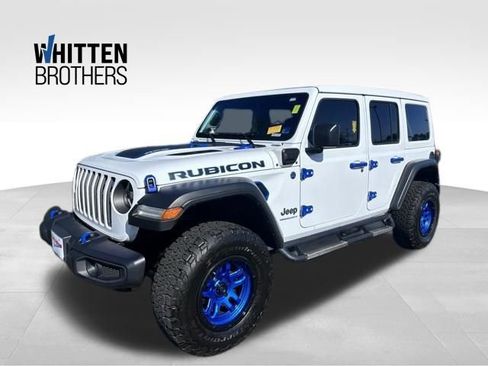 Used 2023 Jeep Wrangler Unlimited Rubicon 4xe w/ Cold Weather Group AWD/4WD image 1