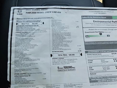 New 2025 RAM 2500 Rebel w/ Rebel Level 1 Equipment Group AWD/4WD image 18
