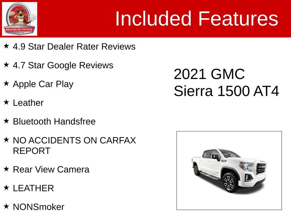 Used 2021 GMC Sierra 1500 AT4 AWD/4WD image 4
