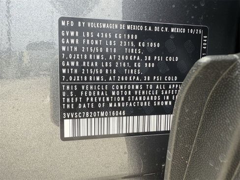 New 2026 Volkswagen Taos SE image 28