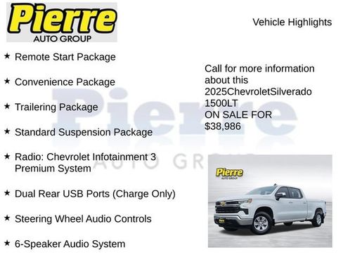 Used 2025 Chevrolet Silverado 1500 LT w/ Work Truck Package AWD/4WD image 7