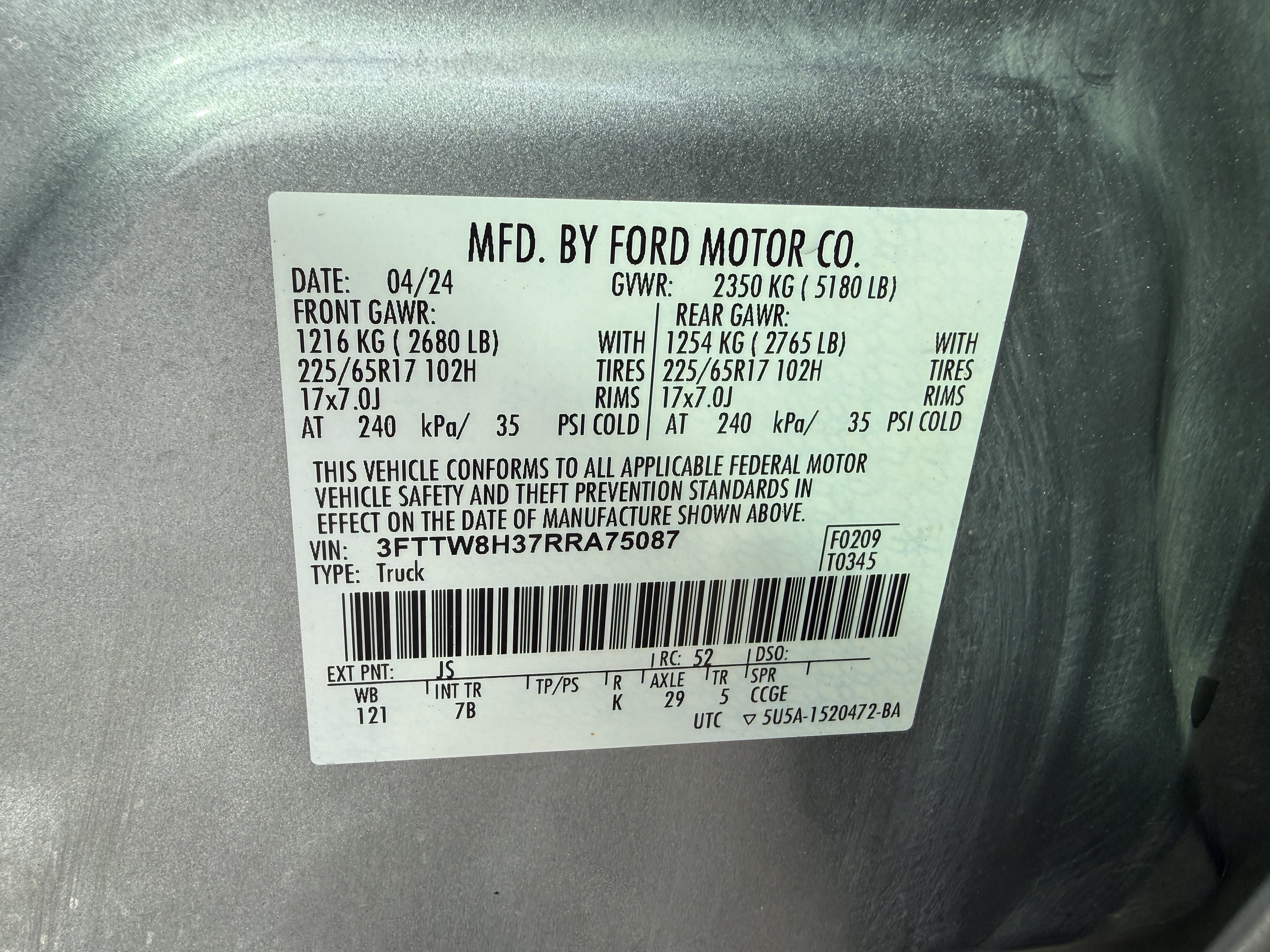 Used 2024 Ford Maverick XLT w/ XLT Luxury Package FWD image 5