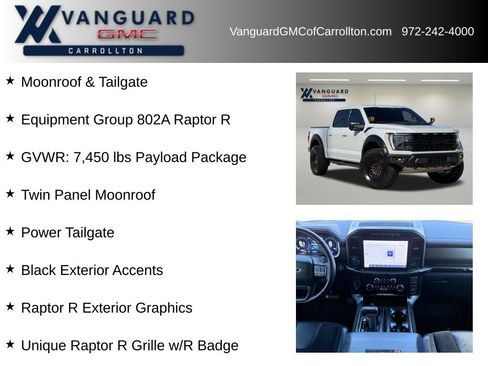 Used 2023 Ford F150 Raptor w/ Equipment Group 802A Raptor R AWD/4WD image 6