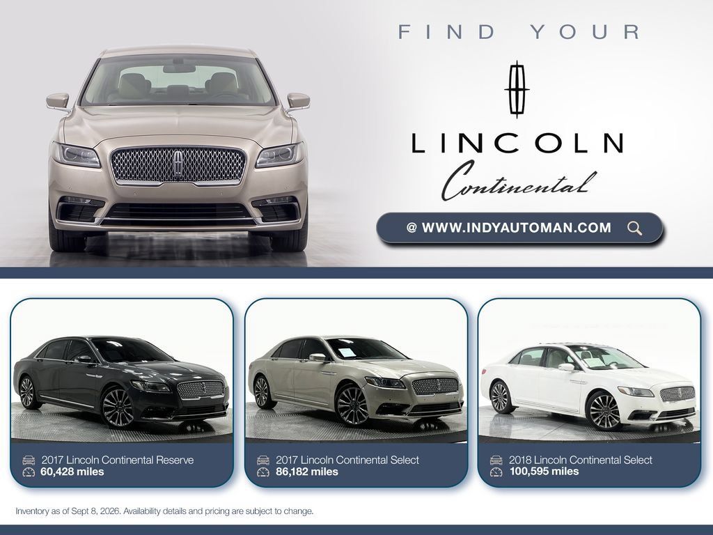 Used 2017 Lincoln Continental Reserve w/ Climate Package AWD/4WD image 18