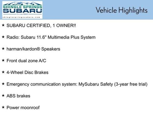 Certified 2025 Subaru Outback Onyx Edition image 59