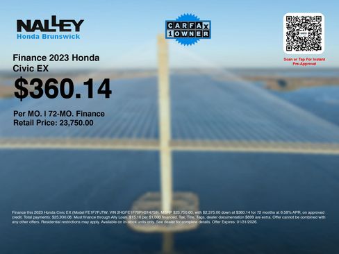 Certified 2023 Honda Civic EX image 3