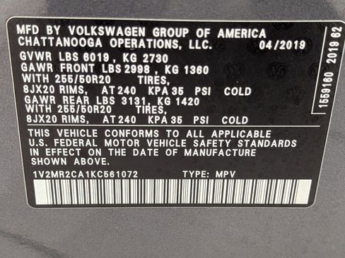 Used 2019 Volkswagen Atlas SEL image 18