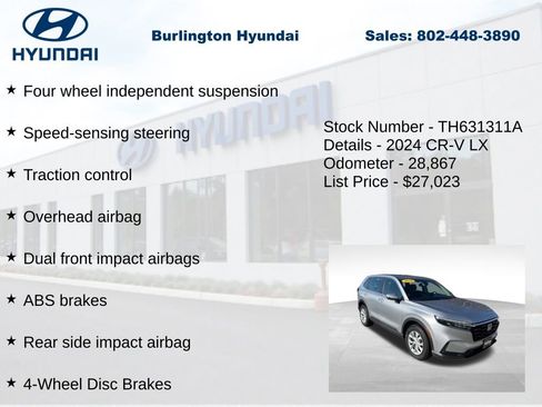 Used 2024 Honda CR-V LX image 10
