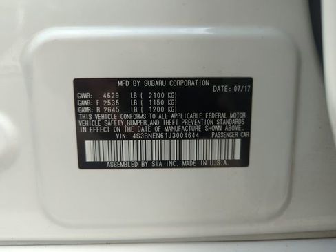 Used 2018 Subaru Legacy 3.6R Limited image 37