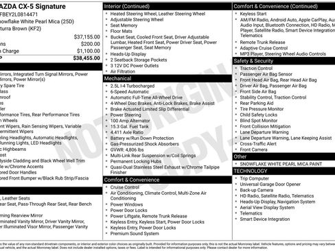 Used 2020 MAZDA CX-5 Signature image 8