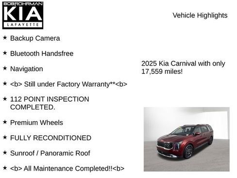 Used 2025 Kia Carnival SX FWD image 7