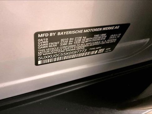 Used 2019 BMW X6 sDrive35i RWD image 35