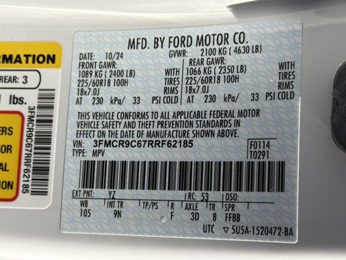 Used 2024 Ford Bronco Sport Outer Banks w/ Tech Package AWD/4WD image 27