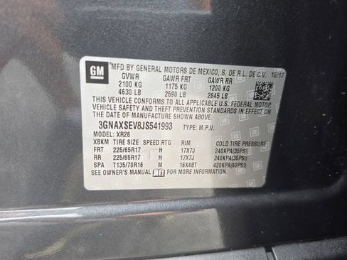 Used 2018 Chevrolet Equinox LT AWD/4WD image 36