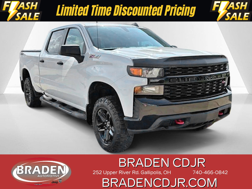 Used 2022 Chevrolet Silverado 1500 Custom Trail Boss w/ LPO, Dark Essentials Package AWD/4WD image 1