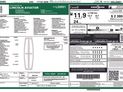 Used 2022 Lincoln Aviator Reserve w/ Equipment Group 201A image 31