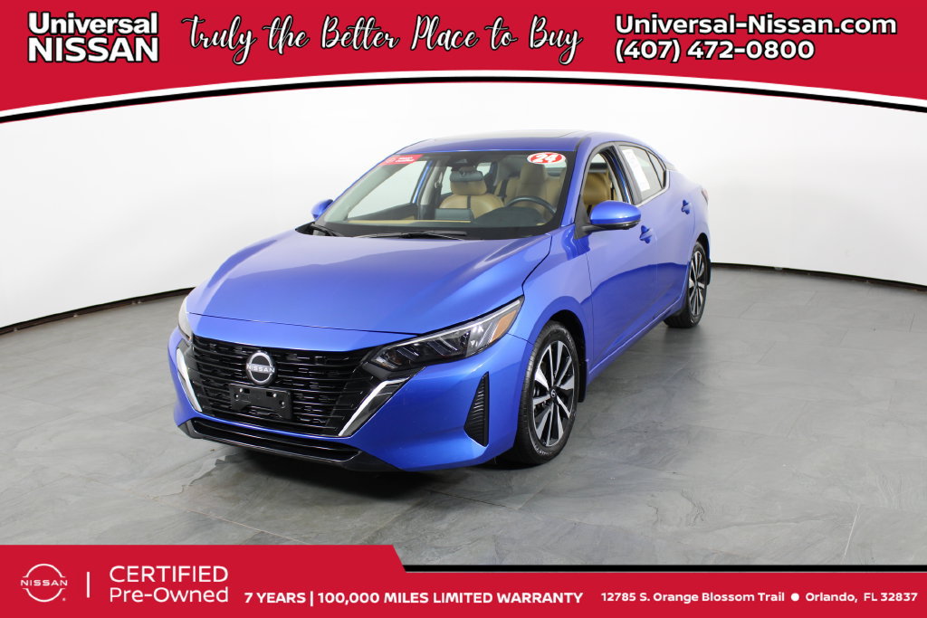 Certified 2024 Nissan Sentra SV w/ SV Premium Package FWD 360° Tour