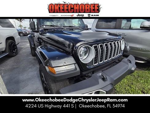 Certified 2025 Jeep Wrangler Unlimited Sahara w/ Safety Group AWD/4WD image 1
