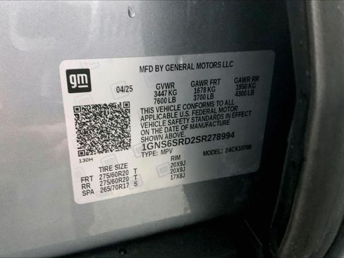 Used 2025 Chevrolet Tahoe Premier AWD/4WD image 31
