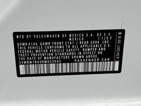 Certified 2024 Volkswagen Jetta Sport FWD image 26