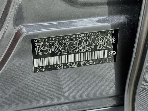 Used 2025 Lexus IS 350 F Sport w/ Accessory Package 2 RWD image 12