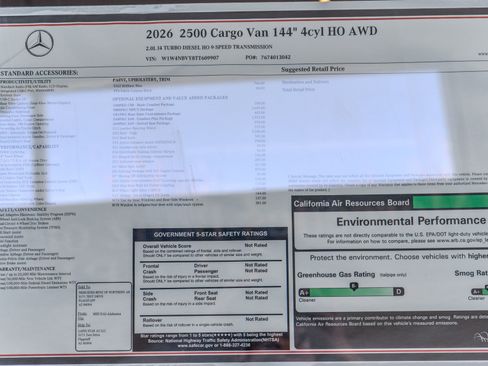 New 2026 Mercedes-Benz Sprinter 144 Cargo image 35