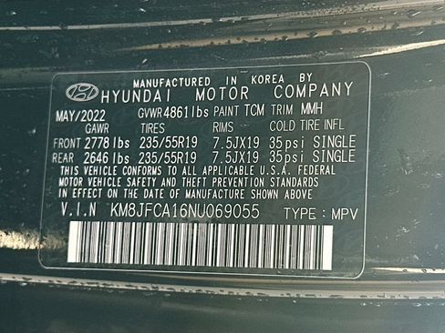 Used 2022 Hyundai Tucson SEL w/ Cargo Package AWD/4WD image 27