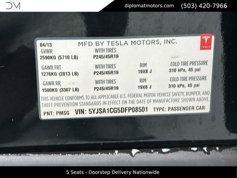 Used 2013 Tesla Model S RWD image 45