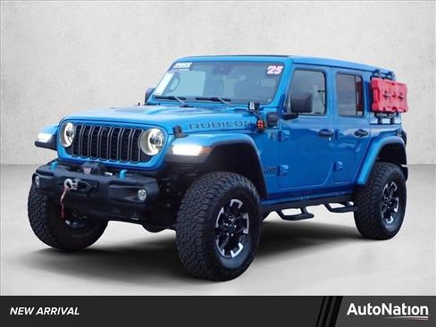 Used 2025 Jeep Wrangler Unlimited Rubicon 4xe image 1