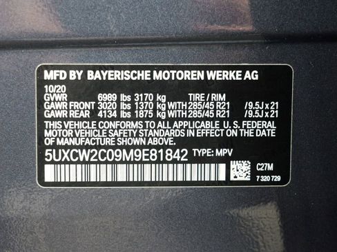 Used 2021 BMW X7 xDrive40i w/ M Sport Package AWD/4WD image 73