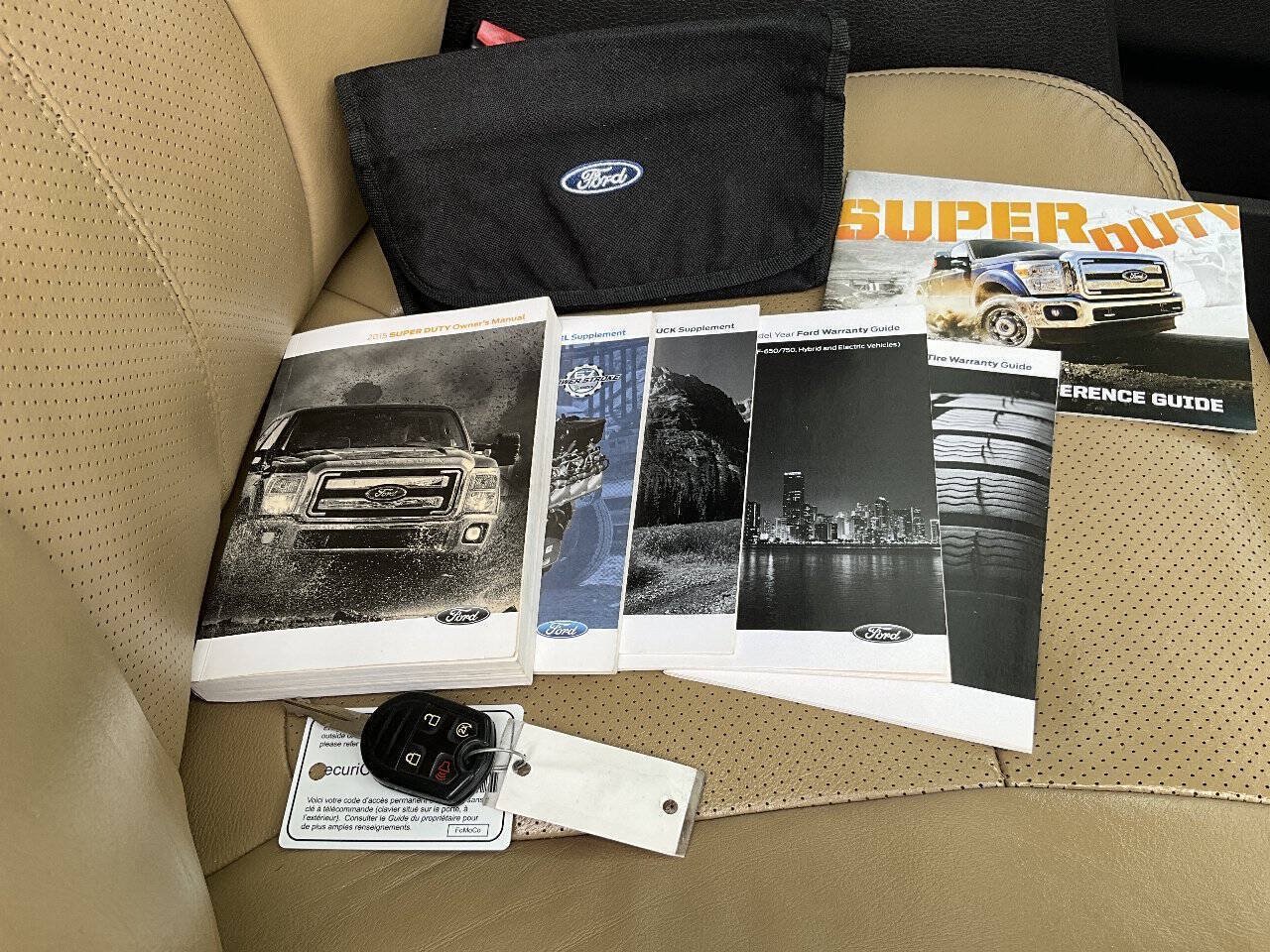 Used 2015 Ford F250 Lariat w/ Lariat Ultimate Package AWD/4WD image 52