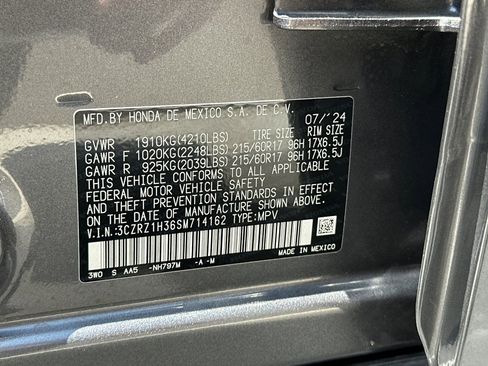Used 2025 Honda HR-V LX image 27