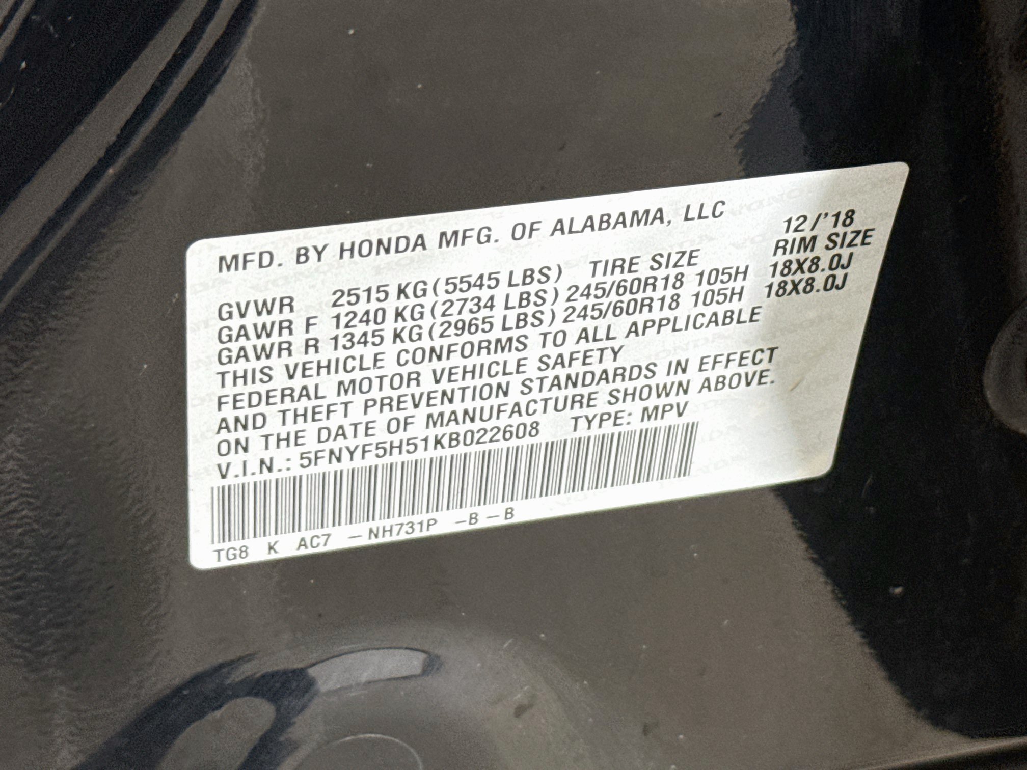 Used 2019 Honda Pilot EX-L image 40