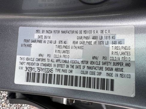 Used 2015 MAZDA MAZDA3 i Touring w/ Technology Package image 30