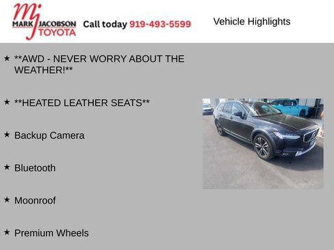 Used 2018 Volvo V90 T5 Cross Country w/ Convenience Package image 5