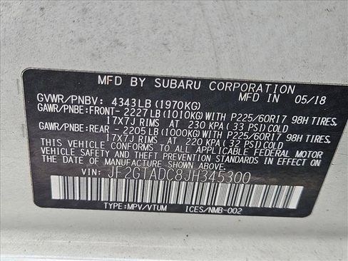 Used 2018 Subaru Crosstrek 2.0i Premium w/ Eyesight System AWD/4WD image 16