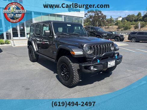 Used 2023 Jeep Wrangler Unlimited Rubicon 4xe AWD/4WD image 1