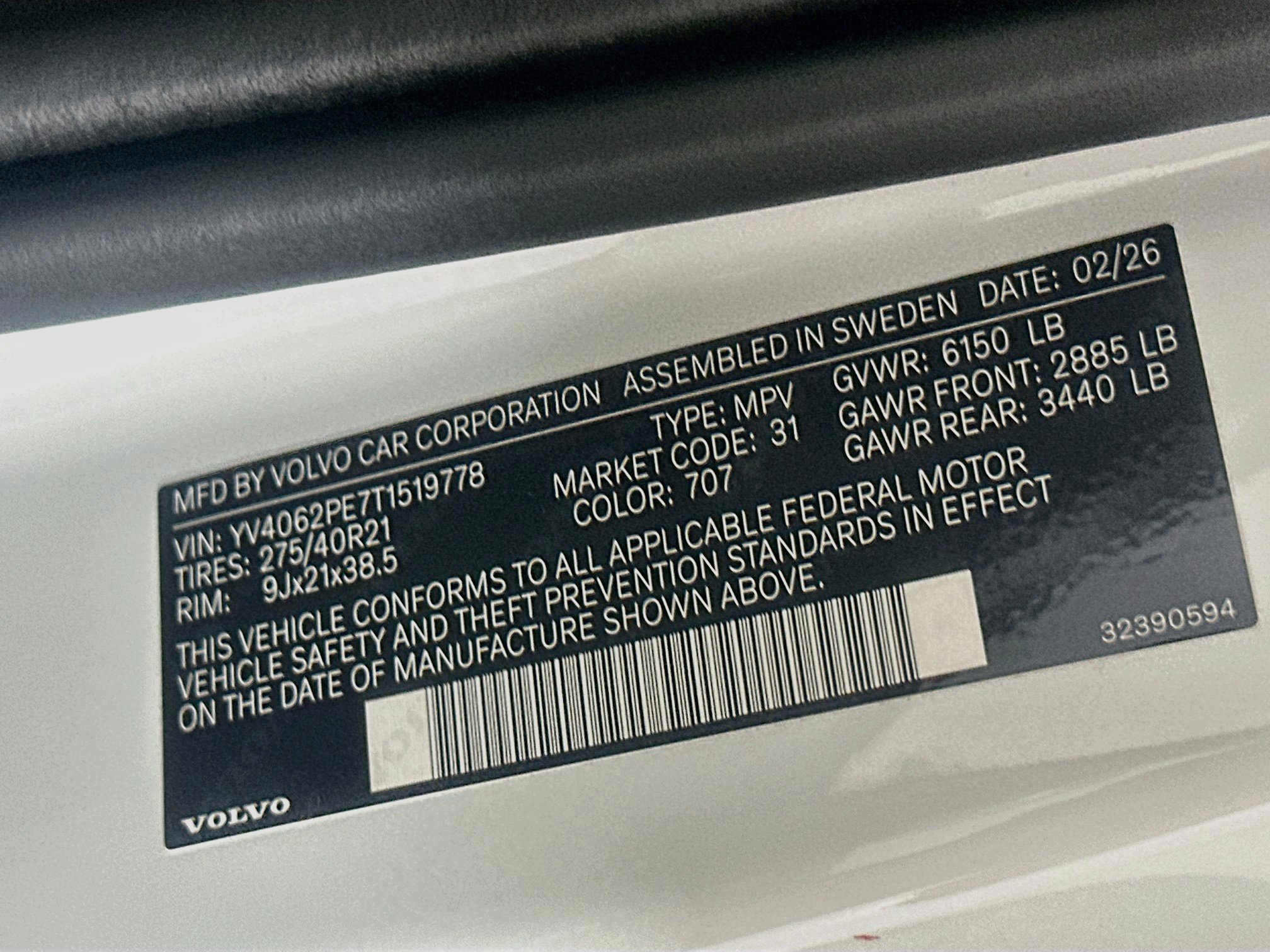 Used 2026 Volvo XC90 B6 Plus AWD/4WD image 12